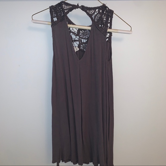 Tilly’s Grey Lace Shift Dress - Picture 2 of 2